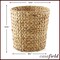 Casafield Waste Basket, Seagrass Water Hyacinth Woven Wicker Trash Can for Bathroom, Bedroom, Laundry Room, Home Office